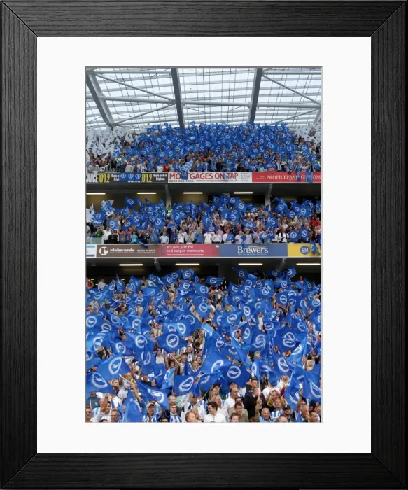 Framed Print : Brighton & Hove Albion 2011-12 Home Matches: Spurs and Doncaster Framed Print : Brighton & Hove Albion 2011-12 Home Matches: Spurs and Doncaster