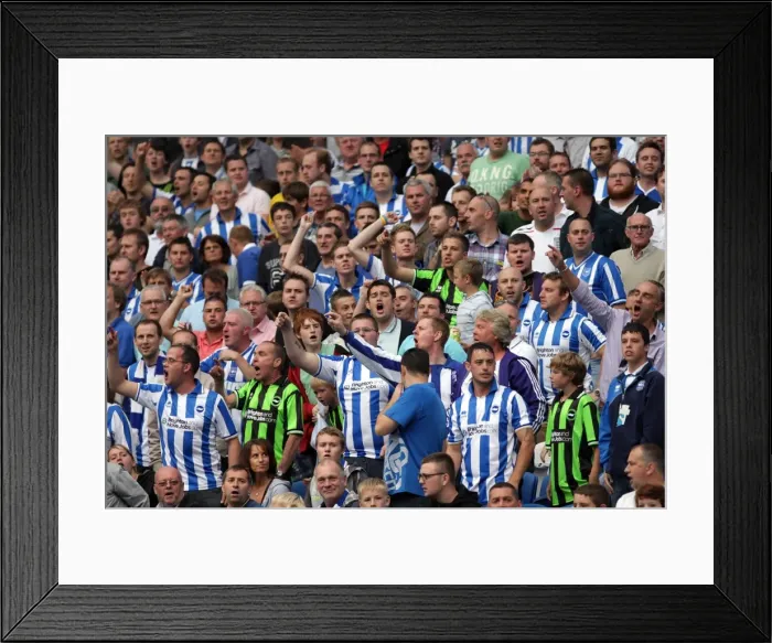 Framed Print : Brighton & Hove Albion FC: 2011-12 Home Matches - Spurs and Doncaster Framed Print : Brighton & Hove Albion FC: 2011-12 Home Matches - Spurs and Doncaster