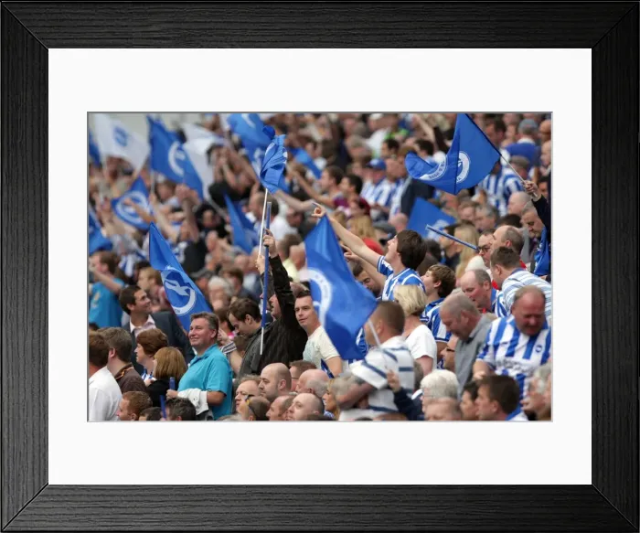 Framed Print : Brighton & Hove Albion 2011-12 Home Matches: Spurs and Doncaster Framed Print : Brighton & Hove Albion 2011-12 Home Matches: Spurs and Doncaster