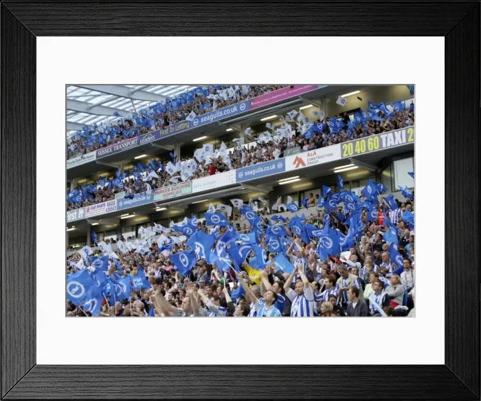 Framed Print : Brighton & Hove Albion 2011-12 Home Matches: Spurs and Doncaster Framed Print : Brighton & Hove Albion 2011-12 Home Matches: Spurs and Doncaster