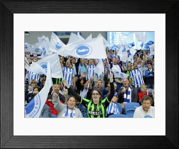 Framed Print : Brighton & Hove Albion FC: 2011-12 Home Matches - Spurs and Doncaster Framed Print : Brighton & Hove Albion FC: 2011-12 Home Matches - Spurs and Doncaster