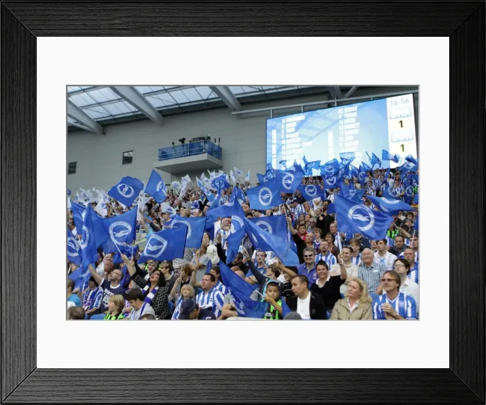 Framed Print : Brighton & Hove Albion FC: 2011-12 Home Matches - Spurs and Doncaster Framed Print : Brighton & Hove Albion FC: 2011-12 Home Matches - Spurs and Doncaster