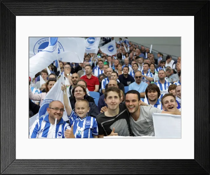 Framed Print : Brighton & Hove Albion FC: 2011-12 Home Matches - Spurs and Doncaster Framed Print : Brighton & Hove Albion FC: 2011-12 Home Matches - Spurs and Doncaster
