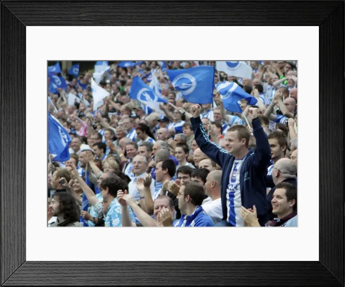 Framed Print : Brighton & Hove Albion 2011-12 Home Matches: Spurs and Doncaster Framed Print : Brighton & Hove Albion 2011-12 Home Matches: Spurs and Doncaster