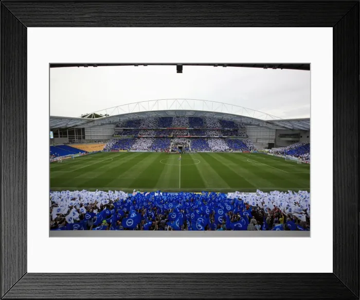 Framed Print : Brighton & Hove Albion 2011-12 Home Matches: Spurs and Doncaster Framed Print : Brighton & Hove Albion 2011-12 Home Matches: Spurs and Doncaster