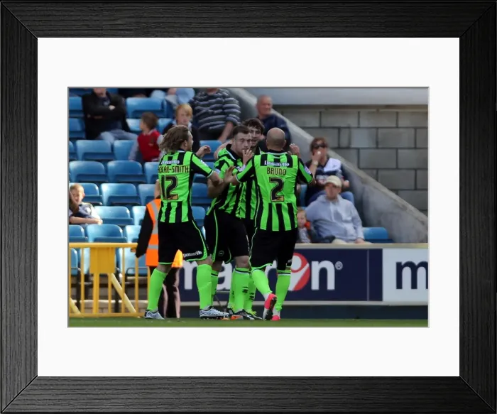 Framed Print : Ashley Barnes Scores the Winning Goal: Millwall vs. Brighton & Hove Albion, September 22, 2012 Framed Print : Ashley Barnes Scores the Winning Goal: Millwall vs. Brighton & Hove Albion, September 22, 2012