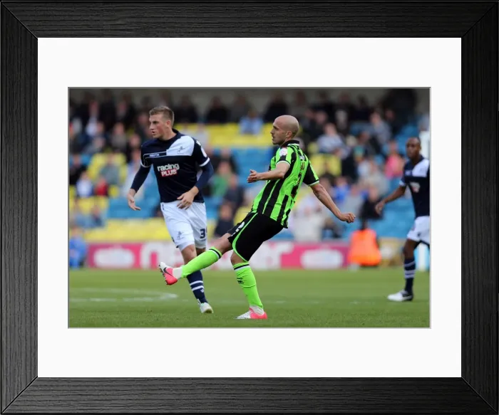 Framed Print : Brighton & Hove Albion Away at Millwall: 2012-13 Season Framed Print : Brighton & Hove Albion Away at Millwall: 2012-13 Season