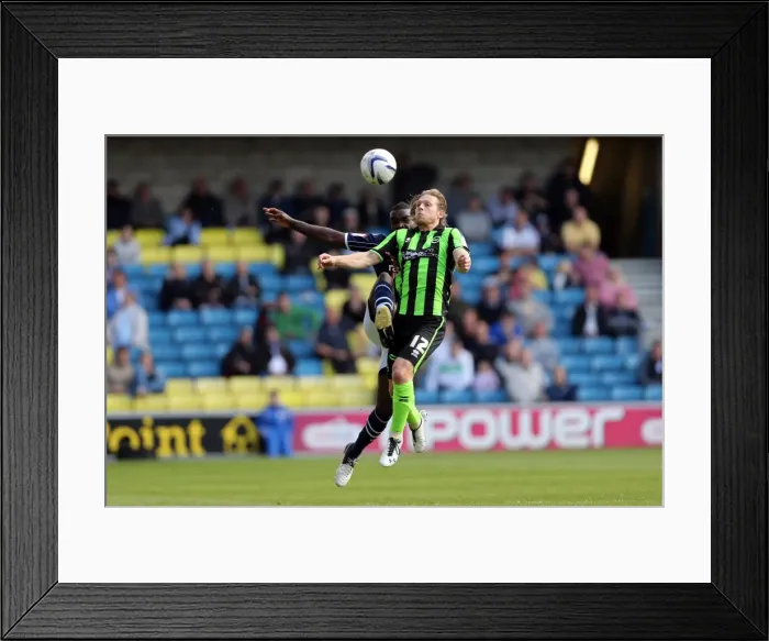 Framed Print : Brighton & Hove Albion vs. Millwall - 2012-13 Season: Away Game Framed Print : Brighton & Hove Albion vs. Millwall - 2012-13 Season: Away Game