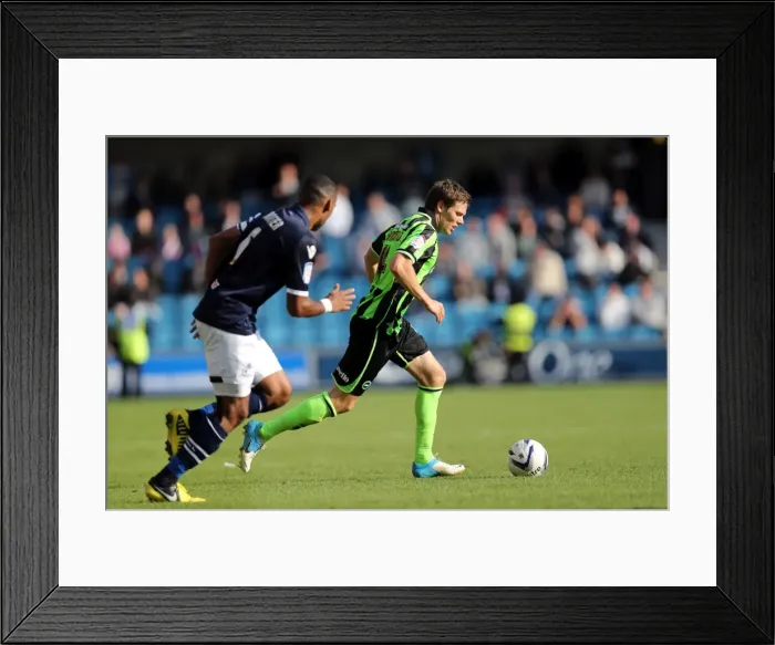 Framed Print : Millwall Showdown: A Memorable Moment from Brighton & Hove Albion's 2012-13 Away Season Framed Print : Millwall Showdown: A Memorable Moment from Brighton & Hove Albion's 2012-13 Away Season