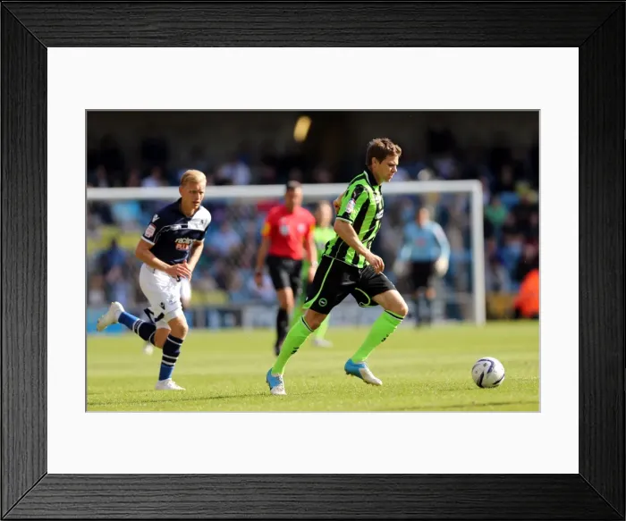 Framed Print : Brighton & Hove Albion at Millwall: 2012-13 Season Away Game Framed Print : Brighton & Hove Albion at Millwall: 2012-13 Season Away Game