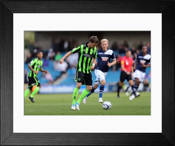 Framed Print : Brighton & Hove Albion at Millwall: 2012-13 Away Game Framed Print : Brighton & Hove Albion at Millwall: 2012-13 Away Game
