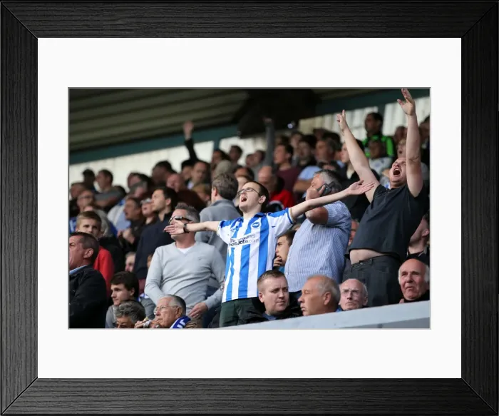 Framed Print : Brighton & Hove Albion at Millwall (Away Game, 2012-13 Season - 22-09-2012) Framed Print : Brighton & Hove Albion at Millwall (Away Game, 2012-13 Season - 22-09-2012)
