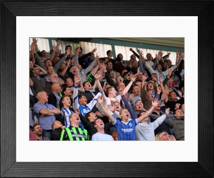 Framed Print : Brighton & Hove Albion at Millwall (Away Game, 2012-13 Season - 22-09-2012) Framed Print : Brighton & Hove Albion at Millwall (Away Game, 2012-13 Season - 22-09-2012)