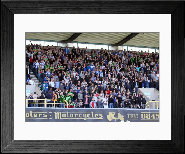 Framed Print : Brighton & Hove Albion at Millwall: Away Game, September 22, 2012 (2012-13 Season)