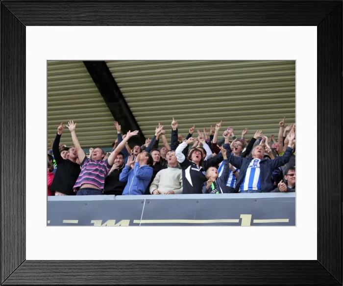 Framed Print : Brighton & Hove Albion at Millwall: 2012-13 Away Game Framed Print : Brighton & Hove Albion at Millwall: 2012-13 Away Game