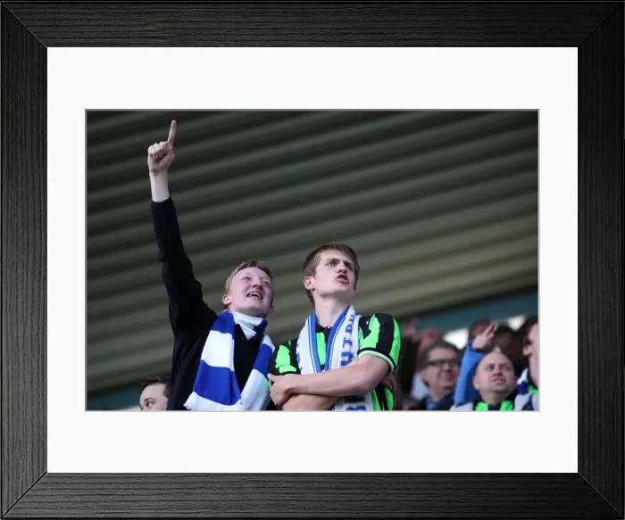Framed Print : Brighton & Hove Albion at Millwall: 2012-13 Away Game Framed Print : Brighton & Hove Albion at Millwall: 2012-13 Away Game