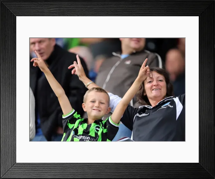 Framed Print : Brighton and Hove Albion FC: Top 10 Unforgettable Away Day Crowd Moments 2012-13 Framed Print : Brighton and Hove Albion FC: Top 10 Unforgettable Away Day Crowd Moments 2012-13