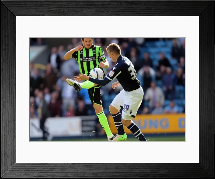 Framed Print : Brighton & Hove Albion at Millwall: 2012-13 Season - Away Game Framed Print : Brighton & Hove Albion at Millwall: 2012-13 Season - Away Game