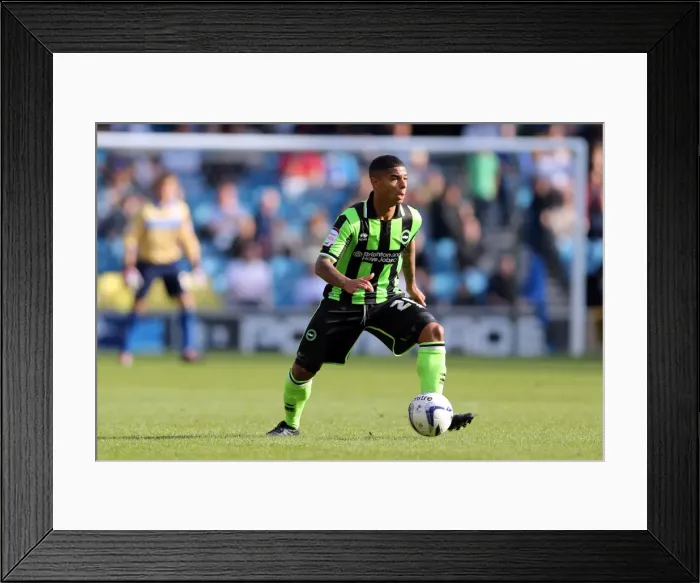 Framed Print : Brighton & Hove Albion vs. Millwall: 2012-13 Away Game Framed Print : Brighton & Hove Albion vs. Millwall: 2012-13 Away Game