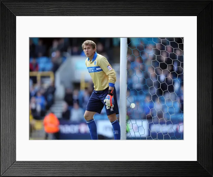 Framed Print : Brighton & Hove Albion at Millwall: 2012-13 Season Away Game Framed Print : Brighton & Hove Albion at Millwall: 2012-13 Season Away Game