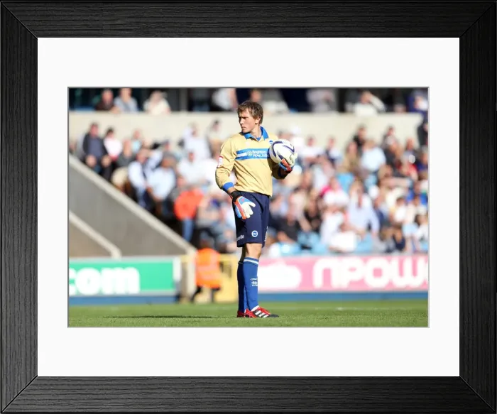 Framed Print : Brighton & Hove Albion vs. Millwall: 2012-13 Away Game Framed Print : Brighton & Hove Albion vs. Millwall: 2012-13 Away Game