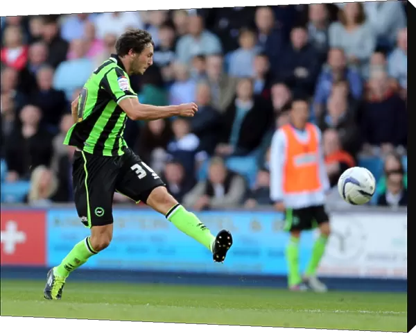 Will Buckley during Millwall v Brighton & Hove Albion, Npower Championship