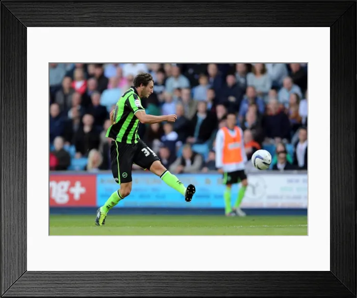 Framed Print : Will Buckley during Millwall v Brighton & Hove Albion, Npower Championship Framed Print : Will Buckley during Millwall v Brighton & Hove Albion, Npower Championship