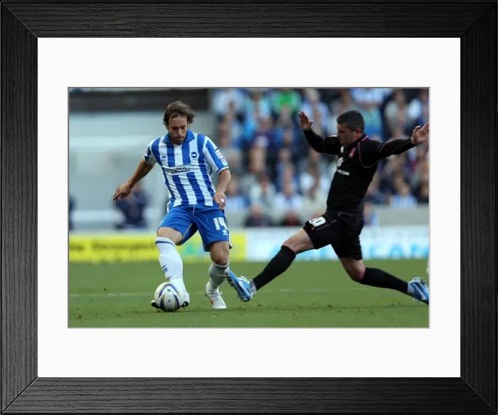 Framed Print : Brighton & Hove Albion vs Birmingham City: Inigo Calderon in Action, Npower Championship, Amex Stadium, September 29, 2012 Framed Print : Brighton & Hove Albion vs Birmingham City: Inigo Calderon in Action, Npower Championship, Amex Stadium, September 29, 2012