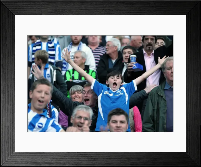 Framed Print : Brighton & Hove Albion 2012-13: Home Game vs. Birmingham City (September 29) Framed Print : Brighton & Hove Albion 2012-13: Home Game vs. Birmingham City (September 29)