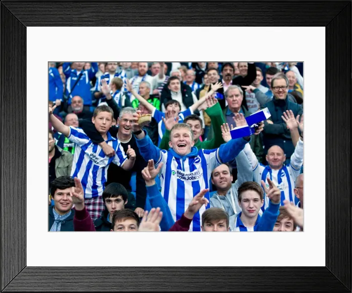 Framed Print : Brighton & Hove Albion: Nostalgic Home Game Against Birmingham City (2012-13 Season) Framed Print : Brighton & Hove Albion: Nostalgic Home Game Against Birmingham City (2012-13 Season)