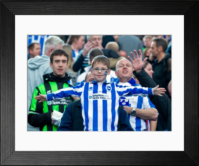 Framed Print : Brighton & Hove Albion: Nostalgic Home Game vs. Birmingham City (2012-13 Season) Framed Print : Brighton & Hove Albion: Nostalgic Home Game vs. Birmingham City (2012-13 Season)
