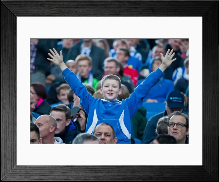 Framed Print : Brighton & Hove Albion vs. Birmingham City (2012-13): Home Match Framed Print : Brighton & Hove Albion vs. Birmingham City (2012-13): Home Match