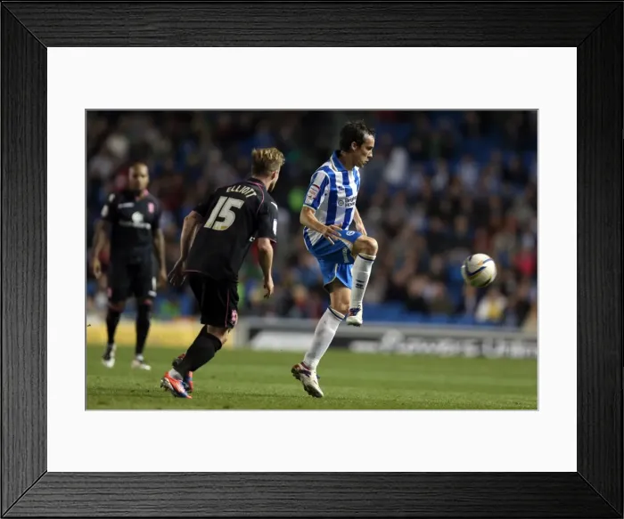 Framed Print : David Lopez in Action: Brighton & Hove Albion vs Birmingham City, Npower Championship, Amex Stadium, September 29, 2012 Framed Print : David Lopez in Action: Brighton & Hove Albion vs Birmingham City, Npower Championship, Amex Stadium, September 29, 2012