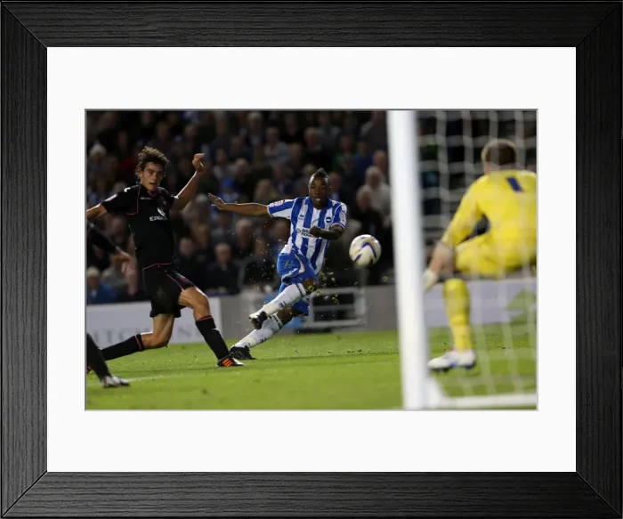Framed Print : Kazenga LuaLua: Electric Performances at Amex Stadium - Brighton & Hove Albion vs Birmingham City, Npower Championship (September 29, 2012) Framed Print : Kazenga LuaLua: Electric Performances at Amex Stadium - Brighton & Hove Albion vs Birmingham City, Npower Championship (September 29, 2012)