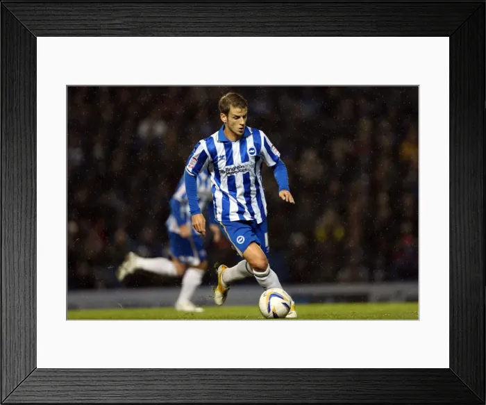Framed Print : Andrea Orlandi Shines in Brighton & Hove Albion's Victory over Ipswich Town (02-10-2012) Framed Print : Andrea Orlandi Shines in Brighton & Hove Albion's Victory over Ipswich Town (02-10-2012)