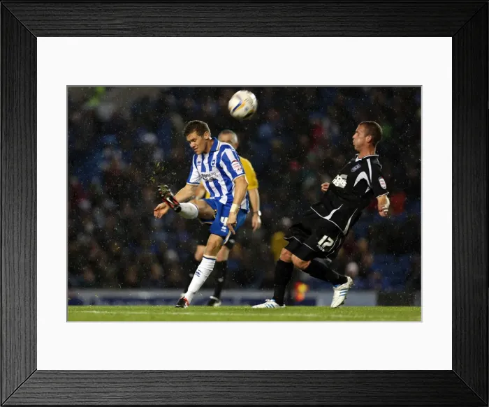 Framed Print : Dean Hammond Clears the Ball for Brighton & Hove Albion Against Ipswich Town, October 2012 Framed Print : Dean Hammond Clears the Ball for Brighton & Hove Albion Against Ipswich Town, October 2012