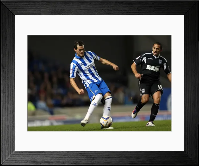Framed Print : Brighton & Hove Albion's Gordon Greer in Action Against Ipswich Town, October 2012 (Npower Championship, Amex Stadium) Framed Print : Brighton & Hove Albion's Gordon Greer in Action Against Ipswich Town, October 2012 (Npower Championship, Amex Stadium)
