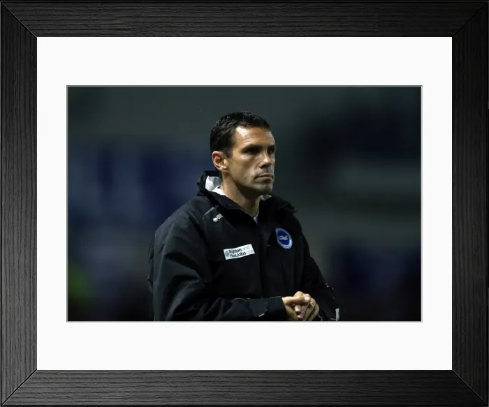 Framed Print : Gus Poyet Leads Brighton & Hove Albion Against Ipswich Town, October 2012 Framed Print : Gus Poyet Leads Brighton & Hove Albion Against Ipswich Town, October 2012