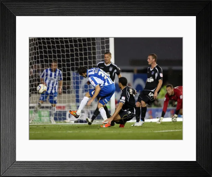 Framed Print : Will Buckley's Equalizer: Brighton & Hove Albion vs Ipswich Town, Npower Championship, October 2, 2012 Framed Print : Will Buckley's Equalizer: Brighton & Hove Albion vs Ipswich Town, Npower Championship, October 2, 2012
