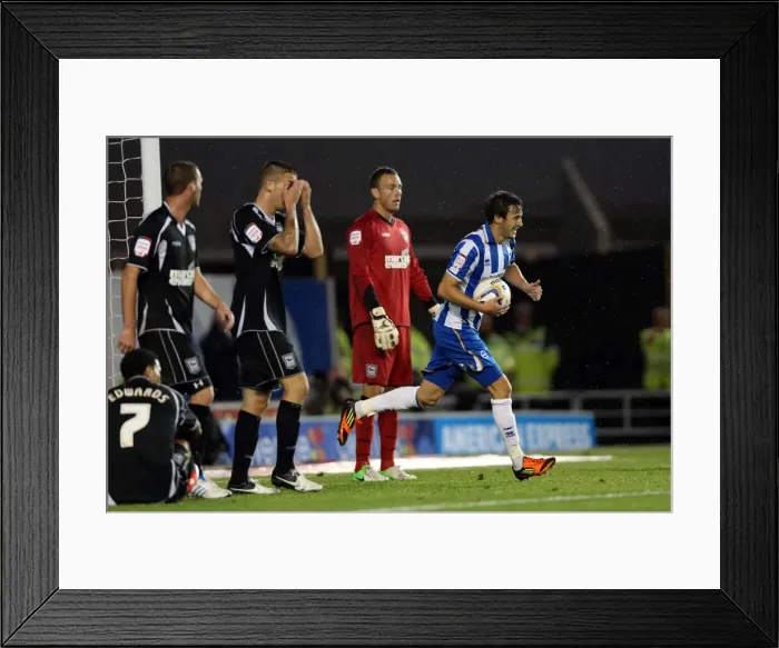 Framed Print : Will Buckley's Equalizer: Brighton & Hove Albion 1-1 Ipswich Town, October 2, 2012, Amex Stadium Framed Print : Will Buckley's Equalizer: Brighton & Hove Albion 1-1 Ipswich Town, October 2, 2012, Amex Stadium
