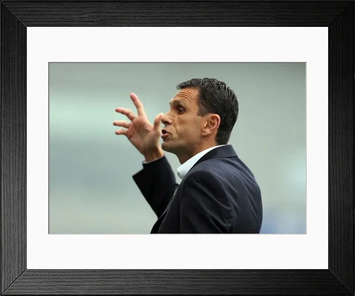 Framed Print : Gus Poyet Leads Brighton & Hove Albion in Championship Showdown against Middlesbrough at Amex Stadium (October 20, 2012) Framed Print : Gus Poyet Leads Brighton & Hove Albion in Championship Showdown against Middlesbrough at Amex Stadium (October 20, 2012)