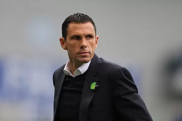 Gus Poyet Leads Brighton & Hove Albion Against Middlesbrough, Npower Championship 2012