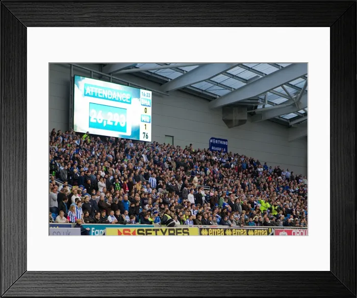 Framed Print : Brighton & Hove Albion vs. Middlesbrough: 2012-13 Home Game Framed Print : Brighton & Hove Albion vs. Middlesbrough: 2012-13 Home Game