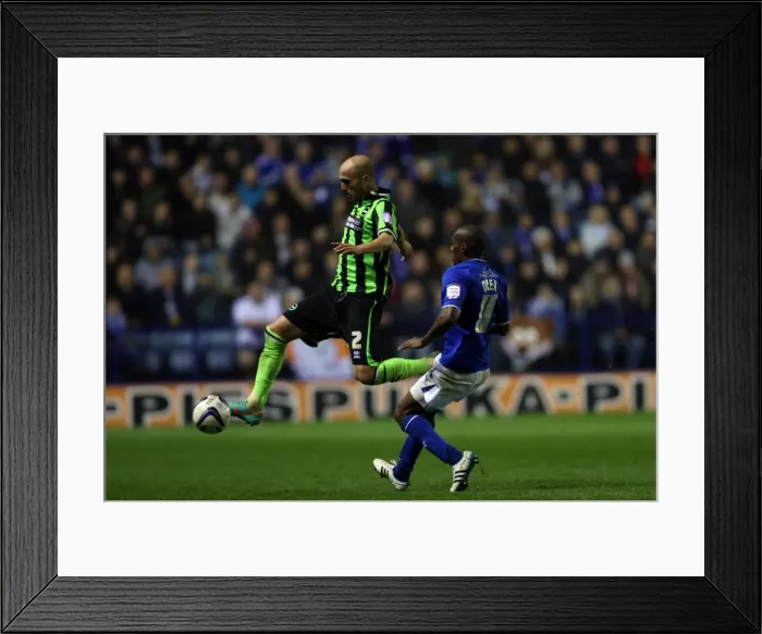 Framed Print : Bruno in Action: Brighton & Hove Albion vs. Burnley, Npower Championship, Leicester City's Kingpower Stadium (October 23, 2012) Framed Print : Bruno in Action: Brighton & Hove Albion vs. Burnley, Npower Championship, Leicester City's Kingpower Stadium (October 23, 2012)