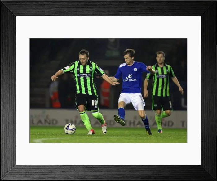 Framed Print : Stephen Dobbie in Action: Brighton & Hove Albion vs. Burnley, Npower Championship, Kingpower Stadium (October 23, 2012) Framed Print : Stephen Dobbie in Action: Brighton & Hove Albion vs. Burnley, Npower Championship, Kingpower Stadium (October 23, 2012)