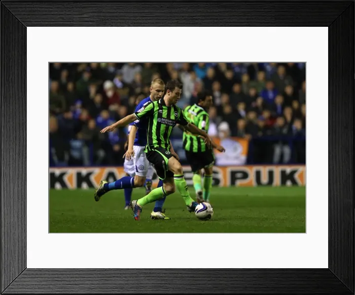 Framed Print : Ashley Barnes in Action: Brighton & Hove Albion vs. Burnley, Npower Championship, Leicester City (October 23, 2012) Framed Print : Ashley Barnes in Action: Brighton & Hove Albion vs. Burnley, Npower Championship, Leicester City (October 23, 2012)