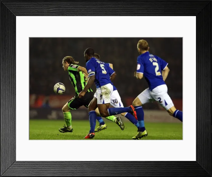 Framed Print : Clash of the Champions: Craig Mackail-Smith vs Leicester City in Npower Championship Showdown (October 2012) Framed Print : Clash of the Champions: Craig Mackail-Smith vs Leicester City in Npower Championship Showdown (October 2012)