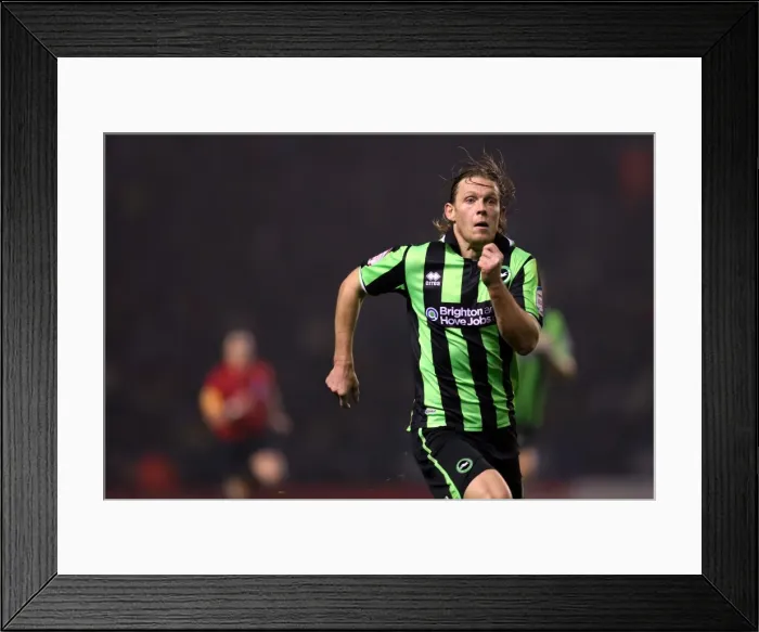Framed Print : Craig Mackail-Smith Faces Off Against Leicester City in Intense Championship Clash, October 2012 Framed Print : Craig Mackail-Smith Faces Off Against Leicester City in Intense Championship Clash, October 2012