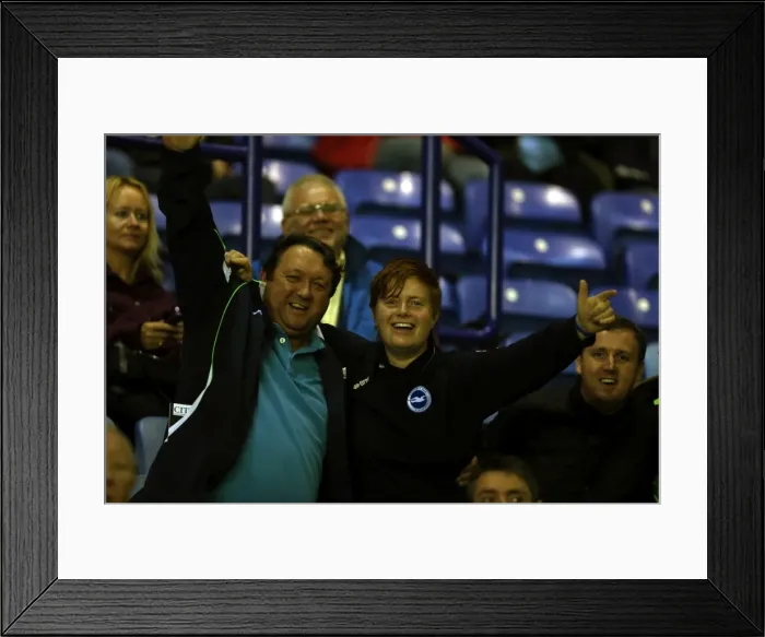 Framed Print : Brighton & Hove Albion vs. Leicester City (Away), 23-10-2012 Framed Print : Brighton & Hove Albion vs. Leicester City (Away), 23-10-2012