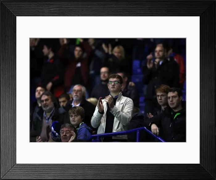 Framed Print : A Fight at the King Power Stadium: Brighton & Hove Albion vs. Leicester City (2012-13 Season)